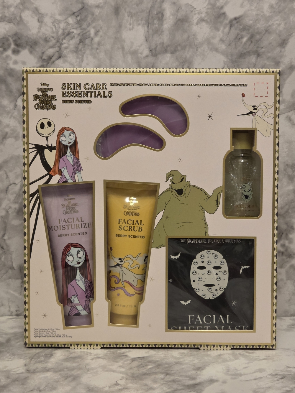 Disney The Nightmare Before Christmas Skincare Essentials - 5 Piece Set - Berry